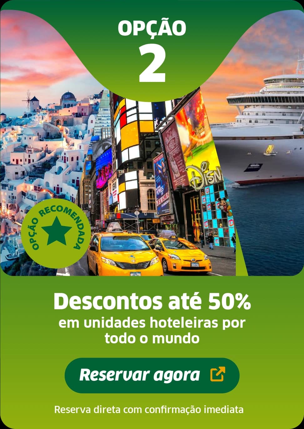Descontos em unidades hoteleiras com o voucher MARKFÉRIAS